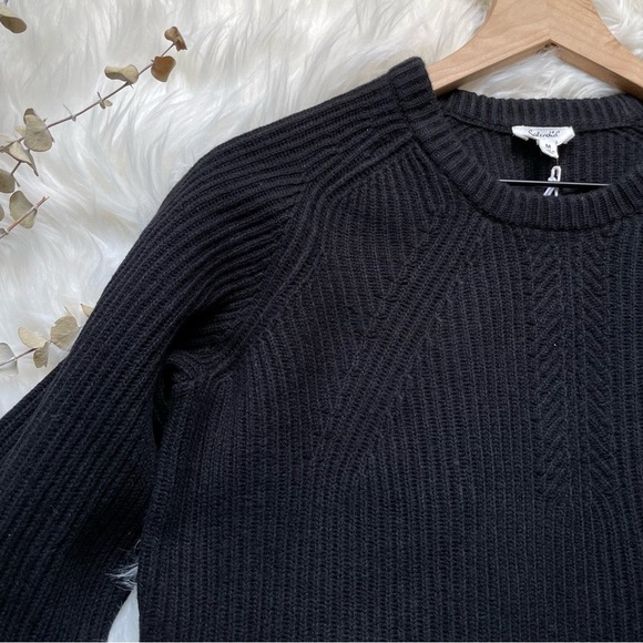 SPLENDID x Cella Jane Sweater Dress Geneva Long Sleeve BLOGGERS FAVORITE M Black - Picture 11 of 16